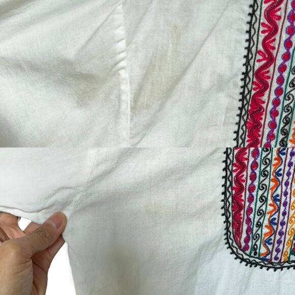 Vintage 80s western Tarazzia Internationale Embroidered buttons up shirt size L - Picture 8 of 8